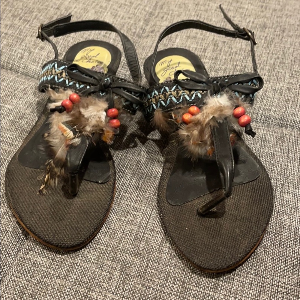 BOHO flat sandals